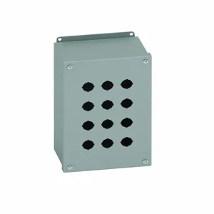 COOPER B-LINE PB25B Push Button Enclosures, 12.25 x 4.25 x 9.5 Inch Size, Carbon Steel | CH7QYN