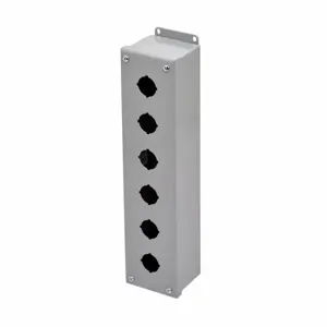 COOPER B-LINE PV6 Push Button Enclosures, 9.50 x 4.75 x 6.25 Inch Size, Carbon Steel | CH7RAV