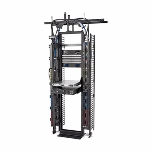 COOPER B-LINE SB5856084UTG Network Bay Open Duct Rack, Steel, 45 Mounting Spaces | CH6WTU