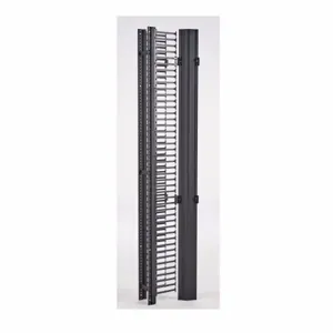 COOPER B-LINE SB86086S084SL Vertical Cable Manager, 84 x 10.8125 x 10 Inch Size, Aluminium, Silver | CH7HRN