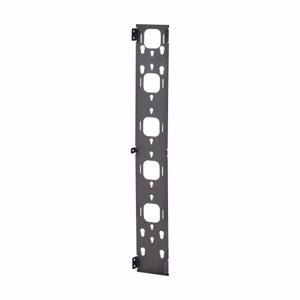 COOPER B-LINE SB862BRC3066SL Vertical Cable Manager Back Cover, 14 Gauge, Steel, 66 Inch Height, Silver | CH7JCM