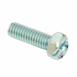 COOPER B-LINE 5/16X11/2SHHMSZN Machine Screw, Slotted Hex Head, 5/16 x 1-1/2 Inch Size, Electro Plated Zinc | CH7BXT