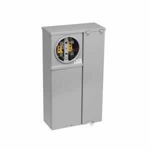 COOPER B-LINE U2M2R7 Meter Breaker, 200A, Gray Painted, 7 Jaws, 4 Wires, 3 Phase | CH6YLU