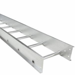 COPE 1B48-18SL-12-09 Aluminum Ladder Tray, 18 Inch Width, 5 1/4 Inch Ht, 12 Ft Ladder Tray Lg, Aluminum | CR2MHV 784FA4