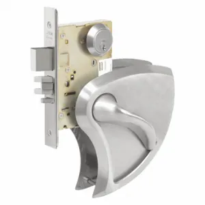 CORBIN ML2092 x BHSS x 630C LHR Mortise Lockset, Grade 1, Satin Stainless Steel, Corbin L4, Different, Lever | CR2MNL 52HN68