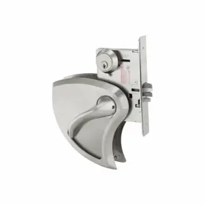 CORBIN ML2053 x BHSS x 630 LHR Door Lever Lockset, Grade 1, Bhss Wave, Satin Stainless Steel, Corbin Russwin L4 | CR2MMD 784T16