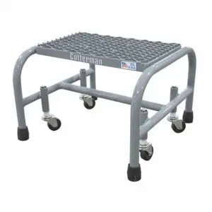 COTTERMAN 1001N1818A1E10B3C1P1 Rolling Platform, 1 Steps, 12 Inch Top Step Height, 16 Inch Bottom Width | CR2QFH 8W486