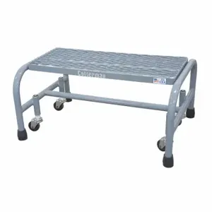 COTTERMAN 1001N2626A1E10B3C1P1 Rolling Platform, 1 Steps, 10 Inch Top Step Height, 24 Inch Bottom Width | CR2QFG 8DPJ9