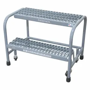 COTTERMAN 1002N2626A6E10B3C1P1 Rolling Step, 2 Steps, 20 Inch Top Step Height, 24 Inch Bottom Width, 450 Lb Load Capacity | CR2QFJ 45CH42