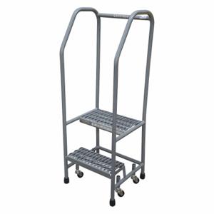 COTTERMAN 1002R1818A1E10B3SSP3 Rolling Ladder, 20 Inch Platform Height, 10 Inch Platform Depth, 16 Inch Platform Width | CR2NUK 45CH96