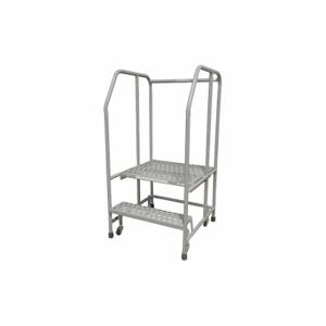 COTTERMAN 1002R2626A1E20B3C1P6 Rolling Ladder, 20 Inch Platform Height, 20 Inch Platform Dp, 24 Inch Platform Width | CR2NUW 21UP55