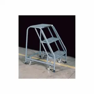 COTTERMAN 1003N2630A1E10B3C1P6 Rolling Step, 3 Steps, 30 Inch Top Step Height, 30 Inch Bottom Width, 450 Lb Load Capacity | CR2QFN 9NVT7