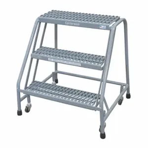 COTTERMAN 1003N2630A3E10B3C1P6 Rolling Step, 3 Steps, 30 Inch Top Step Height, 30 Inch Bottom Width, 450 Lb Load Capacity | CR2QFP 8XAR7