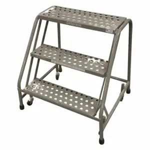 COTTERMAN 1003N2630A6E10B3C1P6 Rolling Step, 3 Steps, 30 Inch Top Step Height, 24 Inch Bottom Width, 450 Lb Load Capacity | CR2QFM 45CJ19