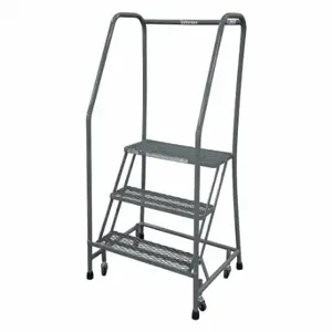 COTTERMAN 1003R1820A1E10B3SSP3 Rolling Ladder, 30 Inch Platform Height, 10 Inch Platform Depth, 16 Inch Platform Width | CR2NUZ 45CH71