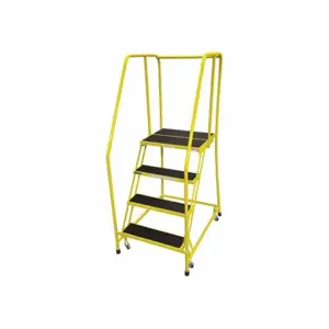 COTTERMAN 1504R2630A2E10B3C2P6 Rolling Ladder, 40 Inch Platform Height, 10 Inch Platform Dp, 24 Inch Platform Width | CR2NXR 21UV92