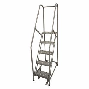 COTTERMAN 1005R1820A1E10B4SSP3 Rolling Ladder, 50 Inch Platform Height, 10 Inch Platform Depth, 16 Inch Platform Width | CR2PAQ 45CJ06