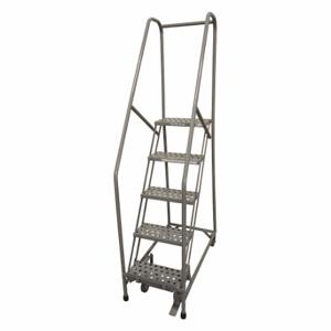 COTTERMAN 1005R1820A3E10B4SSP3 Rolling Ladder, 50 Inch Platform Height, 10 Inch Platform Depth, 16 Inch Platform Width | CR2PAP 45CJ04