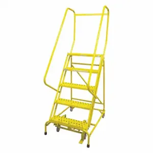 COTTERMAN 1005R2630A6E10B4C2P6 Rolling Ladder, 50 Inch Platform Height, 10 Inch Platform Dp, 24 Inch Platform Width | CR2PBJ 21UR50