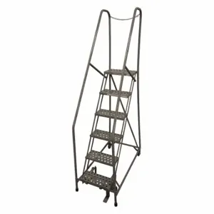 COTTERMAN 1006R2630A3E10B4D3C1P6 Rolling Ladder, 60 Inch Platform Height, 10 Inch Platform Dp, 24 Inch Platform Width | CR2PFZ 21UR93