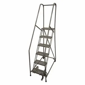 COTTERMAN 1006R1824A3E10B4SSP3 Rolling Ladder, 60 Inch Platform Height, 10 Inch Platform Depth, 16 Inch Platform Width | CR2QAG 45CJ84