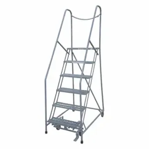 COTTERMAN 1006R2630A1E10B4D3C1P6 Rolling Ladder, 60 Inch Platform Height, 10 Inch Platform Dp, 24 Inch Platform Width | CR2PGF 21UR78