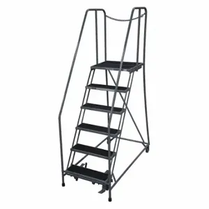 COTTERMAN 1006R2630A2E10B4D3C1P6 Rolling Ladder, 60 Inch Platform Height, 10 Inch Platform Dp, 24 Inch Platform Width | CR2PGD 21UR87