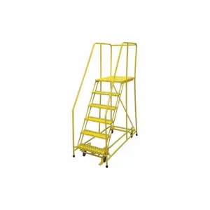 COTTERMAN 1506R2630A1E30B4W4C2P6 Rolling Ladder, 60 Inch Platform Height, 30 Inch Platform Dp, 24 Inch Platform Width | CR2PJX 21UW55