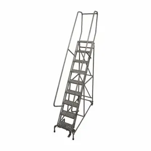 COTTERMAN 1009R1824A1E10B4AC1P6 Rolling Ladder, 90 Inch Platform Height, 10 Inch Platform Dp, 16 Inch Platform Width | CR2PUT 21UU16