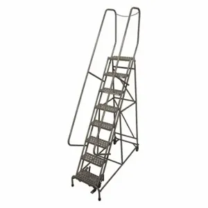 COTTERMAN 1008R1824A2E10B4D3C1P6 Rolling Ladder, 80 Inch Platform Height, 10 Inch Platform Depth, 16 Inch Platform Width | CR2QCD 21UT72