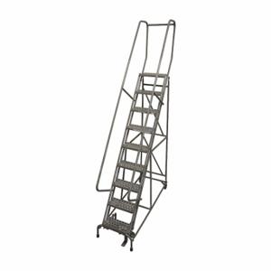 COTTERMAN 1009R1824A3E10B4AC1P6 Rolling Ladder, 90 Inch Platform Height, 10 Inch Platform Dp, 16 Inch Platform Width | CR2PUW 21UU22