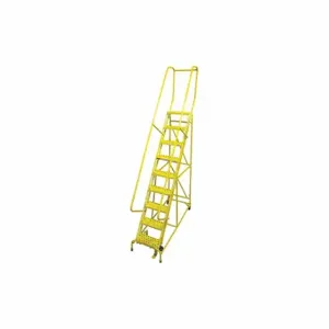 COTTERMAN 1009R1824A2E10B4C2P6 Rolling Ladder, 90 Inch Platform Height, 10 Inch Platform Dp, 16 Inch Platform Width | CR2PUR 21UU20