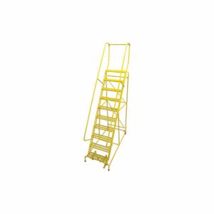 COTTERMAN 1510R2632A1E10B4W4C2P6 Rolling Ladder, 100 Inch Platform Height, 10 Inch Platform Dp, 24 Inch Platform Width | CR2NCN 21UX65