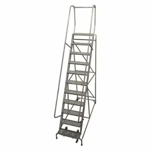 COTTERMAN 1011R2632A6E10B4AC1P6 Rolling Ladder, 110 Inch Platform Height, 10 Inch Platform Depth, 24 Inch Platform Width | CR2NFH 45CJ65