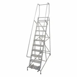 COTTERMAN 1011R2632A2E10B4C1P6 Rolling Ladder, 110 Inch Platform Height, 10 Inch Platform Depth, 24 Inch Platform Width | CR2NFL 45CJ20