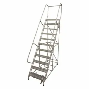 COTTERMAN 1012R2632A3E10B4SSP3 Rolling Ladder, 120 Inch Platform Height, 10 Inch Platform Depth, 24 Inch Platform Width | CR2NHW 45CJ42