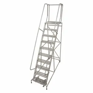 COTTERMAN 1012R2632A1E30B4P6 Rolling Ladder, 120 Inch Platform Height, 30 Inch Platform Depth, 24 Inch Platform Width | CR2NKZ 45CJ48