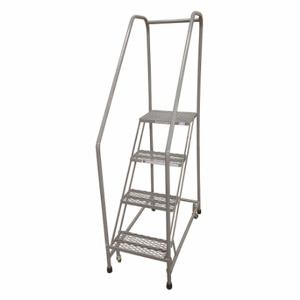 COTTERMAN 1204R2630A2E24B3C1P6 Rolling Ladder, 40 Inch Platform Height, 24 Inch Platform Depth, 24 Inch Platform Width | CR2NZP 45CJ50