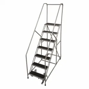 COTTERMAN 1207R1824A2E12B4C1P6 Rolling Ladder, 70 Inch Platform Height, 12 Inch Platform Depth, 16 Inch Platform Width | CR2PMA 45CJ67