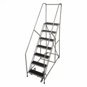 COTTERMAN 1207R2630A2E24B4C1P6 Rolling Ladder, 70 Inch Platform Height, 24 Inch Platform Depth, 24 Inch Platform Width | CR2PNP 45CH83