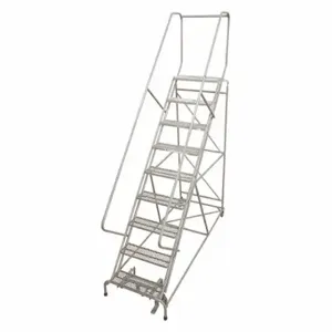 COTTERMAN 1208R1824A1E24B4C1P6 Rolling Ladder, 80 Inch Platform Height, 24 Inch Platform Dp, 16 Inch Platform Width | CR2PTQ 21UV45