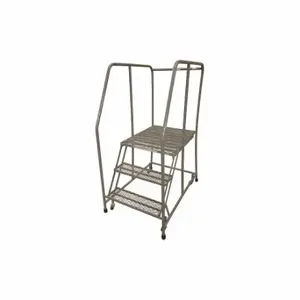 COTTERMAN 1503R2630A1E30B3C1P6 Rolling Ladder, 30 Inch Platform Height, 30 Inch Platform Dp, 24 Inch Platform Width | CR2NWM 21UV65