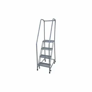 COTTERMAN 1504R1820A1E10B3C1P6 Rolling Ladder, 40 Inch Platform Height, 10 Inch Platform Dp, 16 Inch Platform Width | CR2NWV 21UV72