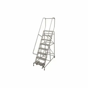 COTTERMAN 1508R2632A2E10B4W5C1P6 Rolling Ladder, 80 Inch Platform Height, 10 Inch Platform Dp, 24 Inch Platform Width | CR2PQJ 21UX20