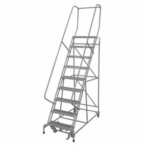 COTTERMAN 1009R2632A3E10B4AC1P6 Rolling Ladder, 90 Inch Platform Height, 10 Inch Platform Dp, 24 Inch Platform Width | CR2PVH 21UU43