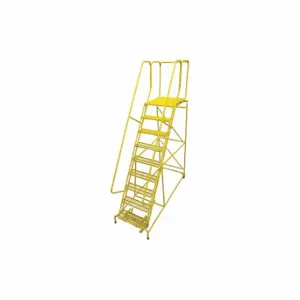 COTTERMAN 1009R2632A6E30B4C2P6 Rolling Ladder, 90 Inch Platform Height, 30 Inch Platform Dp, 24 Inch Platform Width | CR2PXV 21UU59