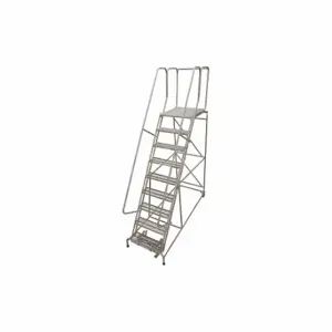 COTTERMAN 1009R2632A6E30B4AC1P6 Rolling Ladder, 90 Inch Platform Height, 30 Inch Platform Dp, 24 Inch Platform Width | CR2PYC 21UU58