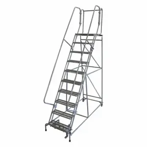 COTTERMAN 1510R2632A2E20B4W4C1P6 Rolling Ladder, 100 Inch Platform Height, 20 Inch Platform Depth, 24 Inch Platform Width | CR2NDE 45CJ61