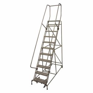 COTTERMAN 1511R2632A6E10B9AC1P6 Rolling Ladder, 110 Inch Platform Height, 10 Inch Platform Depth, 24 Inch Platform Width | CR2NFJ 45CJ64