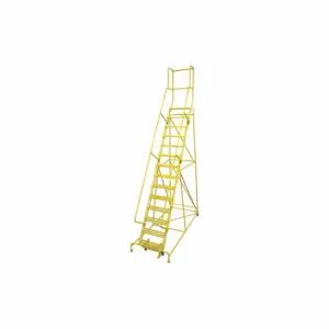 COTTERMAN 1514R2642A1E10B4W4C2P3 Rolling Ladder, 140 Inch Platform Height, 10 Inch Platform Dp, 24 Inch Platform Width | CR2NNQ 21UY90